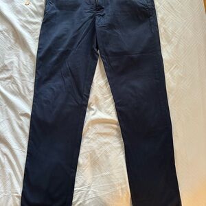 J. Crew Men's Dark Blue Chinos